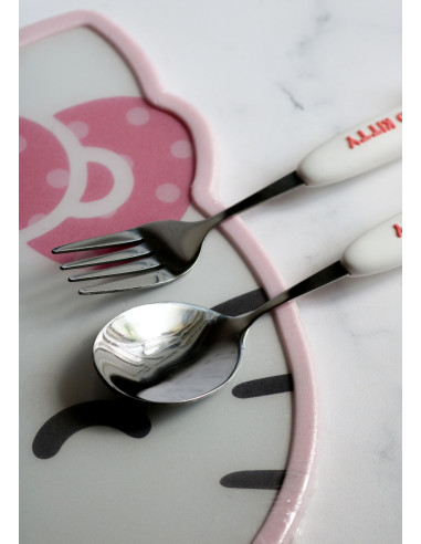 قاشق چنگال هلو کیتی