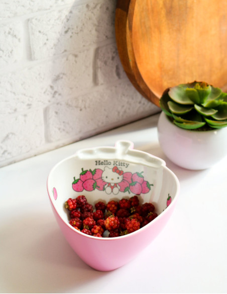 کاسه توت فرنگی فانتزی هلوکیتی