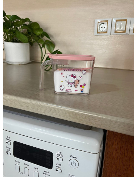 ظرف پودر لباسشویی هلو کیتی
