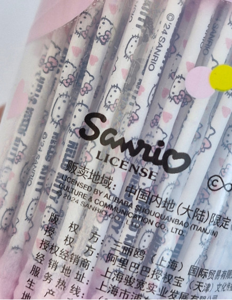 گوش پاک کن صورتی هلو کیتی مخصوص قرتی بازی