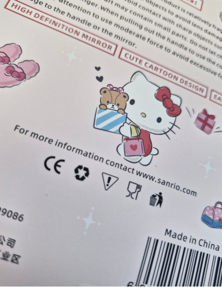 آینه دستی آرایشی هلو کیتی