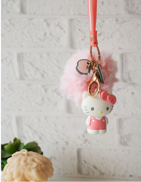 آویز پوم پوم هلوکیتی