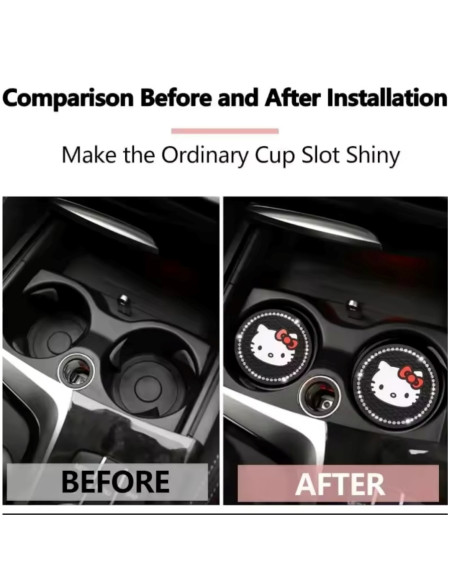 زیر لیوانی ماشین هلو کیتی