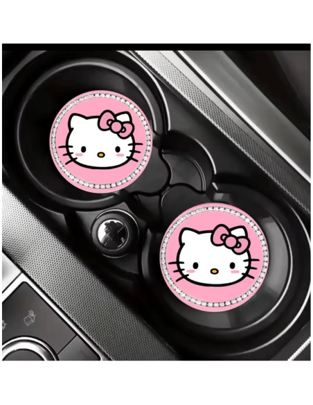 زیر لیوانی ماشین هلو کیتی