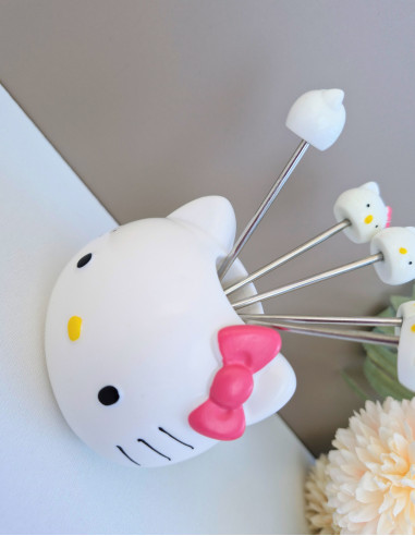 چنگال مزه خوری هلو کیتی