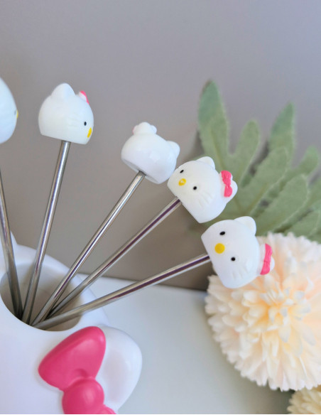 چنگال مزه خوری هلو کیتی