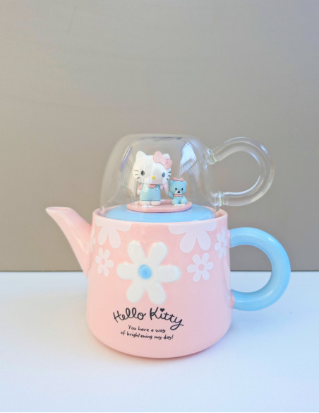ست قوری فنجان هلو کیتی