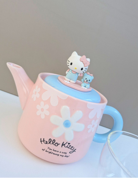 ست قوری فنجان هلو کیتی