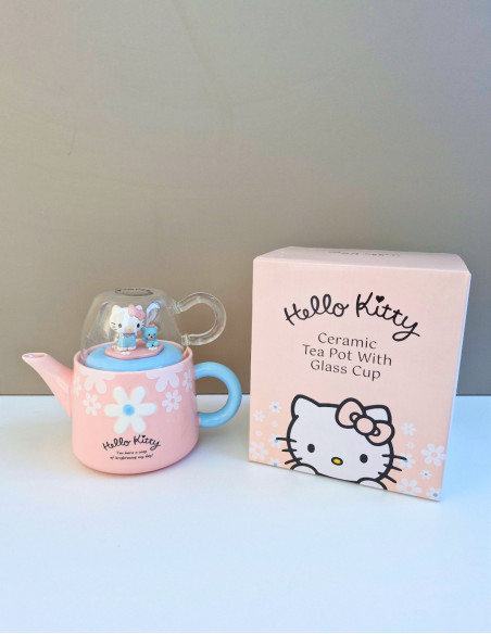 ست قوری فنجان هلو کیتی