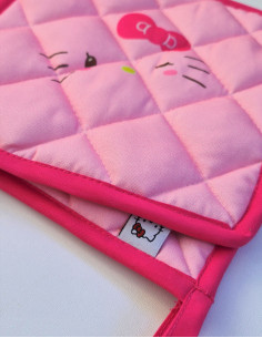 دستگیره آشپزخانه صورتی هلو کیتی 2