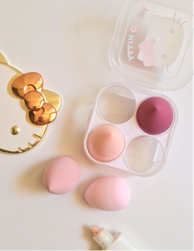 پد آرایشی تخم مرغی هلو کیتی