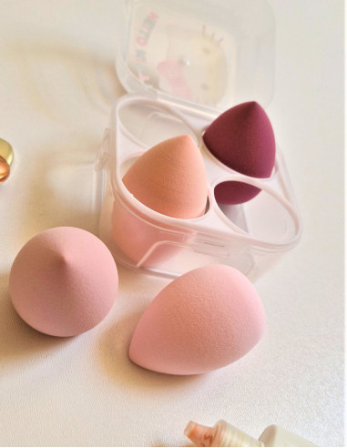 پد آرایشی تخم مرغی هلو کیتی