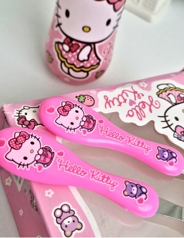 ست بطری و قاشق چنگال هلو کیتی
