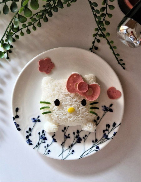 قالب برنج هلو کیتی