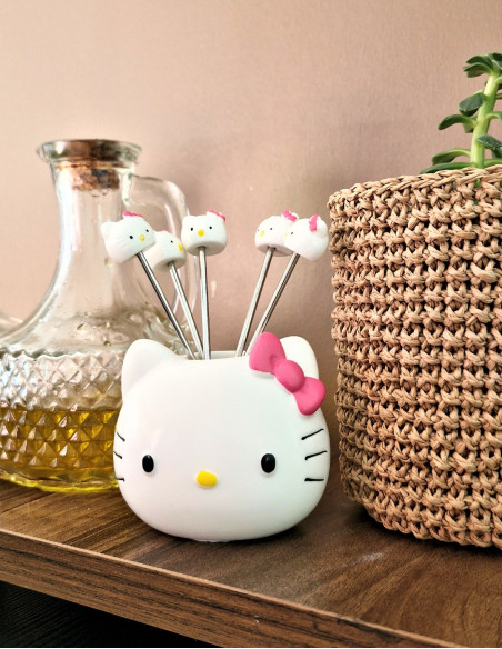 چنگال مزه خوری هلو کیتی