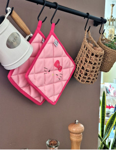 دستگیره آشپزخانه صورتی هلو کیتی 2