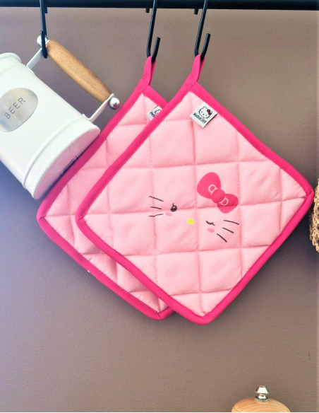 دستگیره آشپزخانه صورتی هلو کیتی