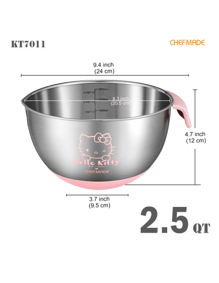 کاسه استیل هلو کیتی