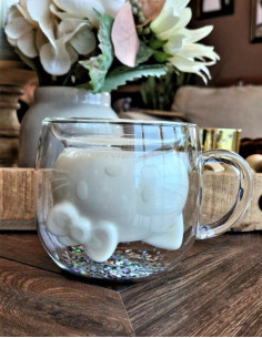 ماگ دوجداره اکلیلی هلو کیتی