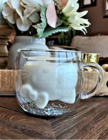 ماگ دوجداره اکلیلی هلو کیتی