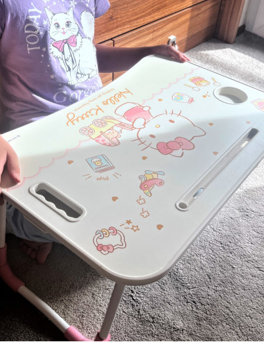 میز تحریر تاشو دخترانه هلو کیتی