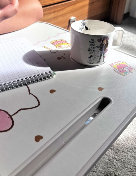 میز تحریر تاشو دخترانه هلو کیتی