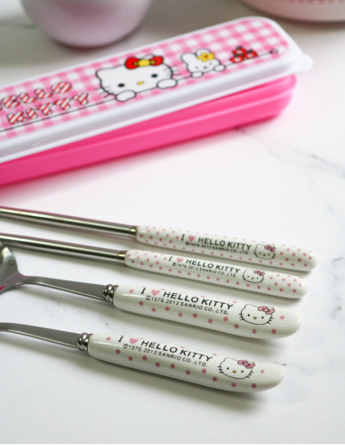 قاشق چنگال کودک هلو کیتی