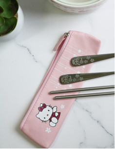 قاشق چنگال کودک هلو کیتی 2