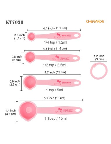 قاشق پیمانه هلو کیتی