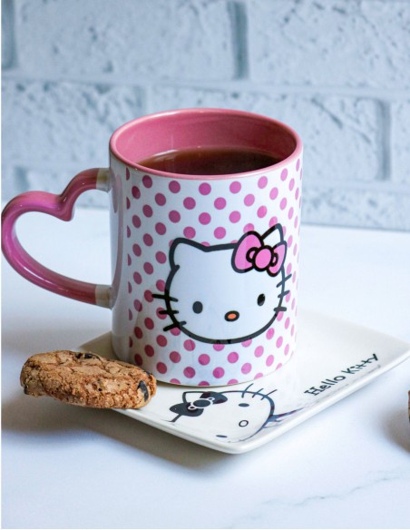 ماگ دسته قلبی هلوکیتی