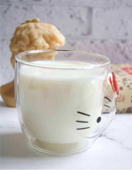 ماگ دوجداره هلو کیتی