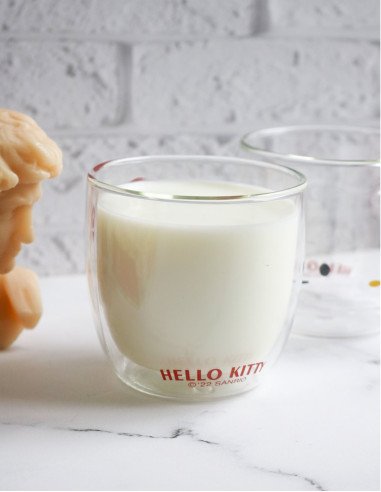 ماگ دوجداره هلو کیتی