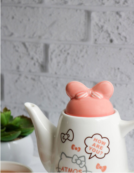 ست قوری فنجون هلو کیتی