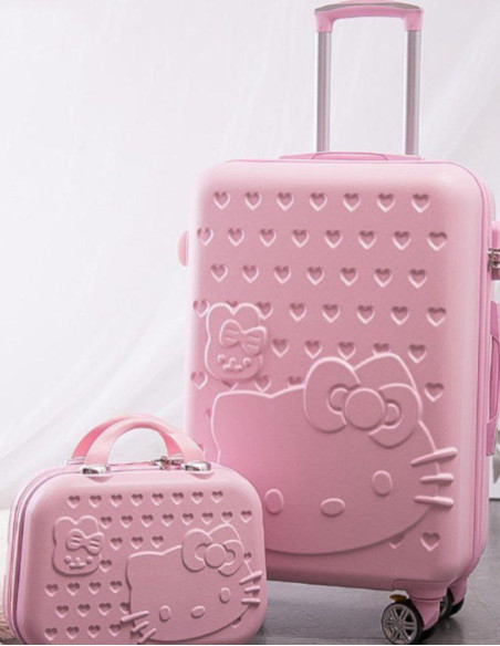 چمدان مسافرتی دخترانه هلو کیتی