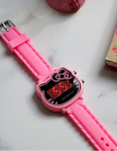 ساعت مچی دخترانه دیجیتالی هلو کیتی