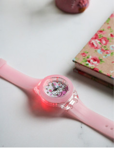 ساعت مچی چراغدار هلو کیتی