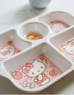 بشقاب غذاخوری کودک هلو کیتی 2