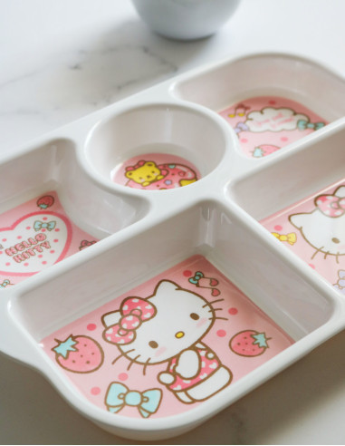بشقاب غذاخوری کودک هلو کیتی