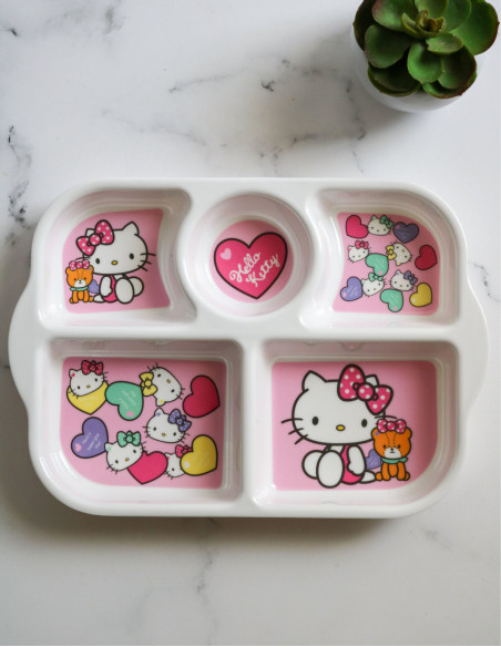 بشقاب غذاخوری کودک هلو کیتی