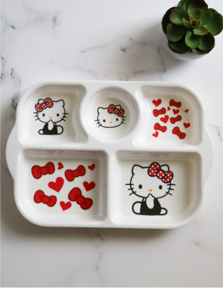 بشقاب غذاخوری کودک هلو کیتی