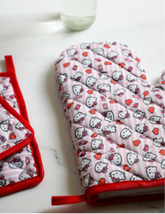 دستگیره و دستکش آشپزی هلو کیتی 2