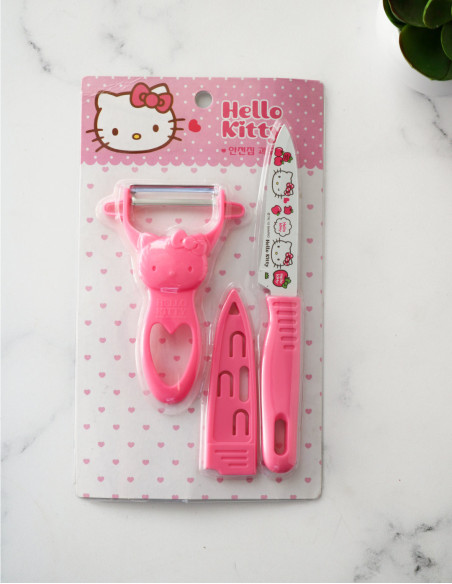 چاقو فانتزی و تیز هلو کیتی