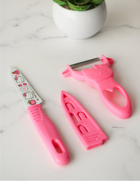 چاقو فانتزی و تیز هلو کیتی