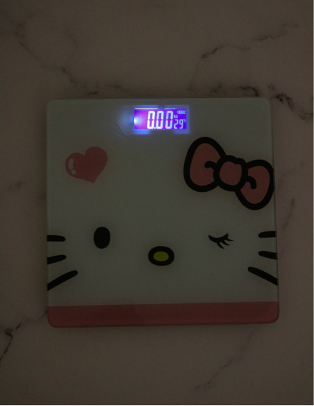 ترازو وزن کشی صورتی هلو کیتی