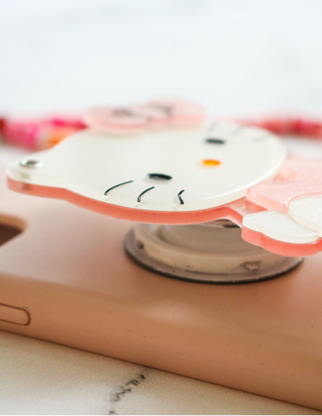 آینه قاب گوشی هلو کیتی