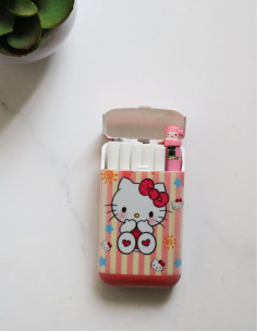 ست جاسیگاری وفندک هلو کیتی 2