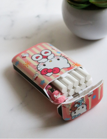 ست جاسیگاری وفندک هلو کیتی