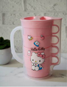 پارچ و لیوان پیک نیکی هلو کیتی