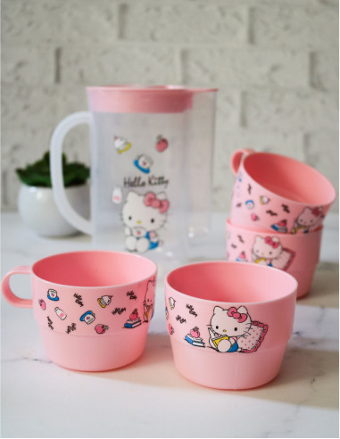 پارچ و لیوان پیک نیکی هلو کیتی