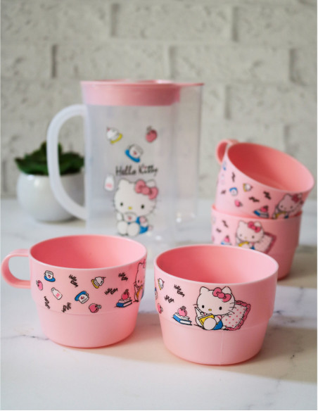 پارچ و لیوان پیک نیکی هلو کیتی